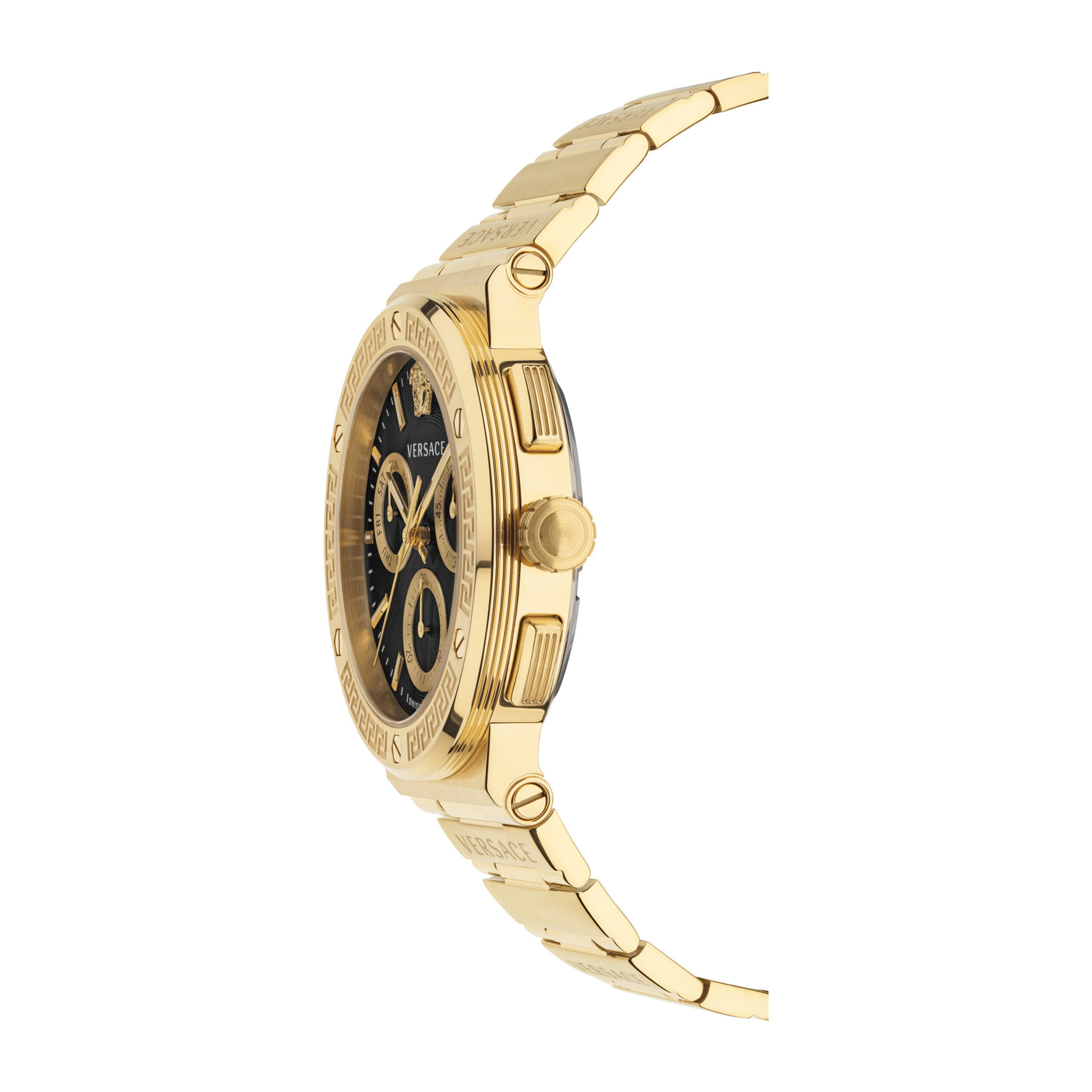 Versace Quartz Chronograph Watch Greca Logo