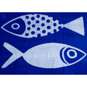 Telo Mare Spugna Jacquard Spiaggia Disegno Lipari