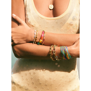 Bracciale Shells Acciao Placcato Oro