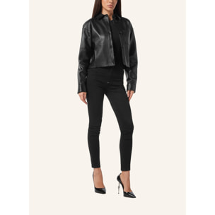 PHILIPP PLEIN Leather Shirt SIGNATURE