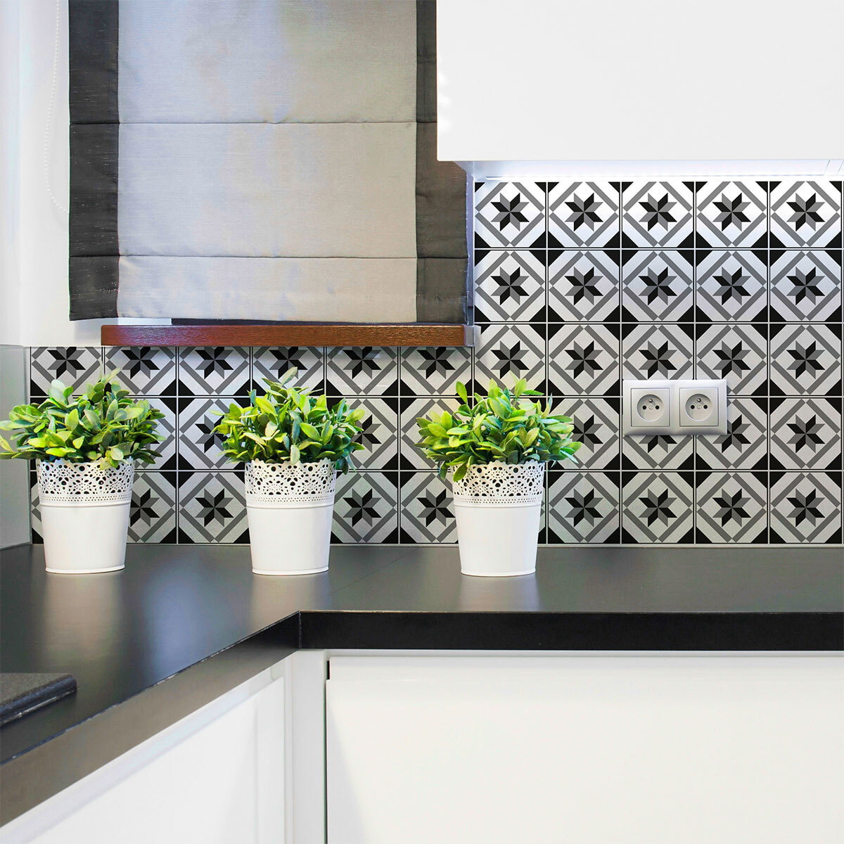 Stickers muraux - Sticker Mural Carrelage adhésif Cuisine Salle de Bain - 30 STICKERS CARRELAGES AZULEJOS LUCIDA