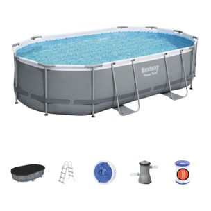 Piscine tubulaire ovale 4,88 x 3,05 x 1,07 m RAFI