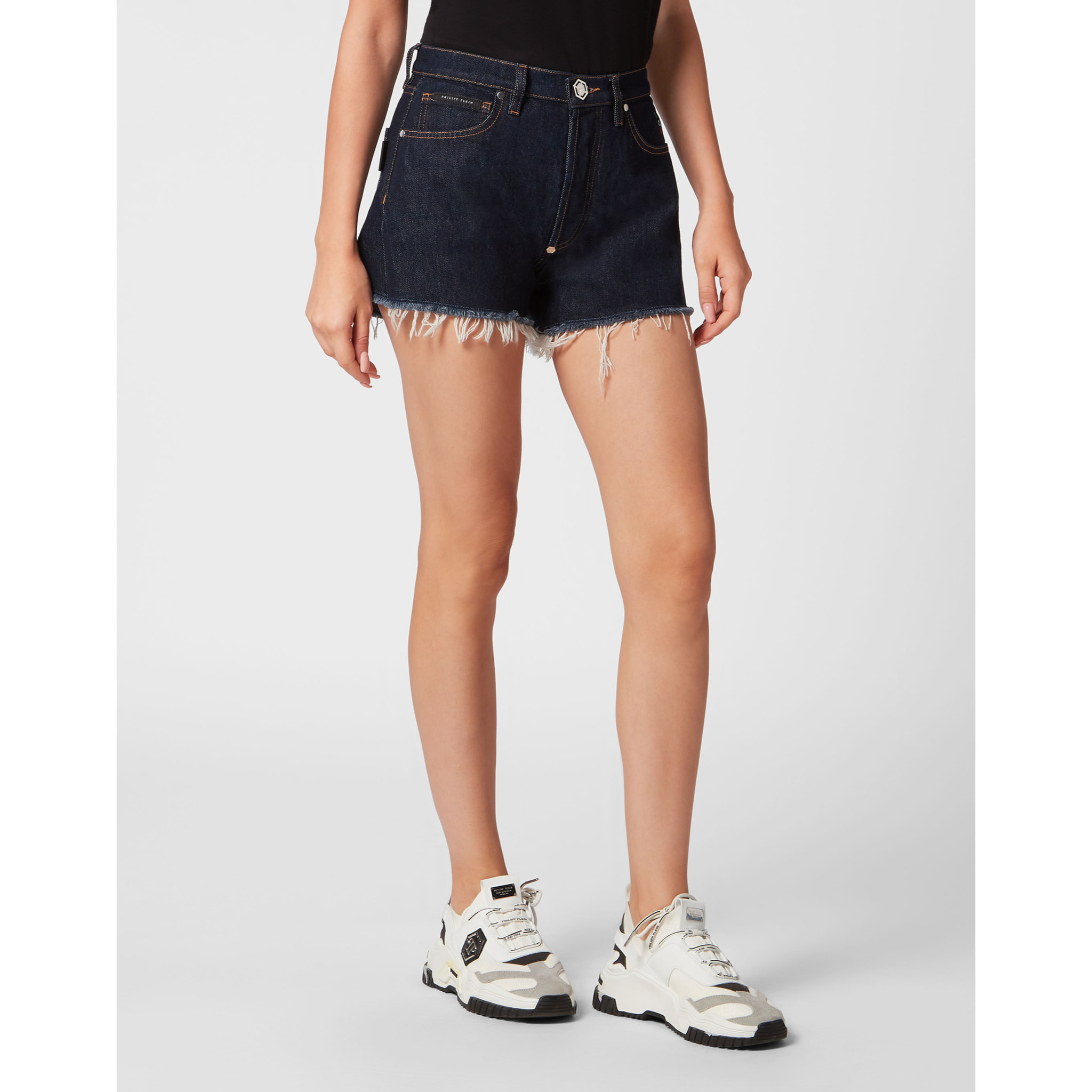 PHILIPP PLEIN Pantaloncini di jeans