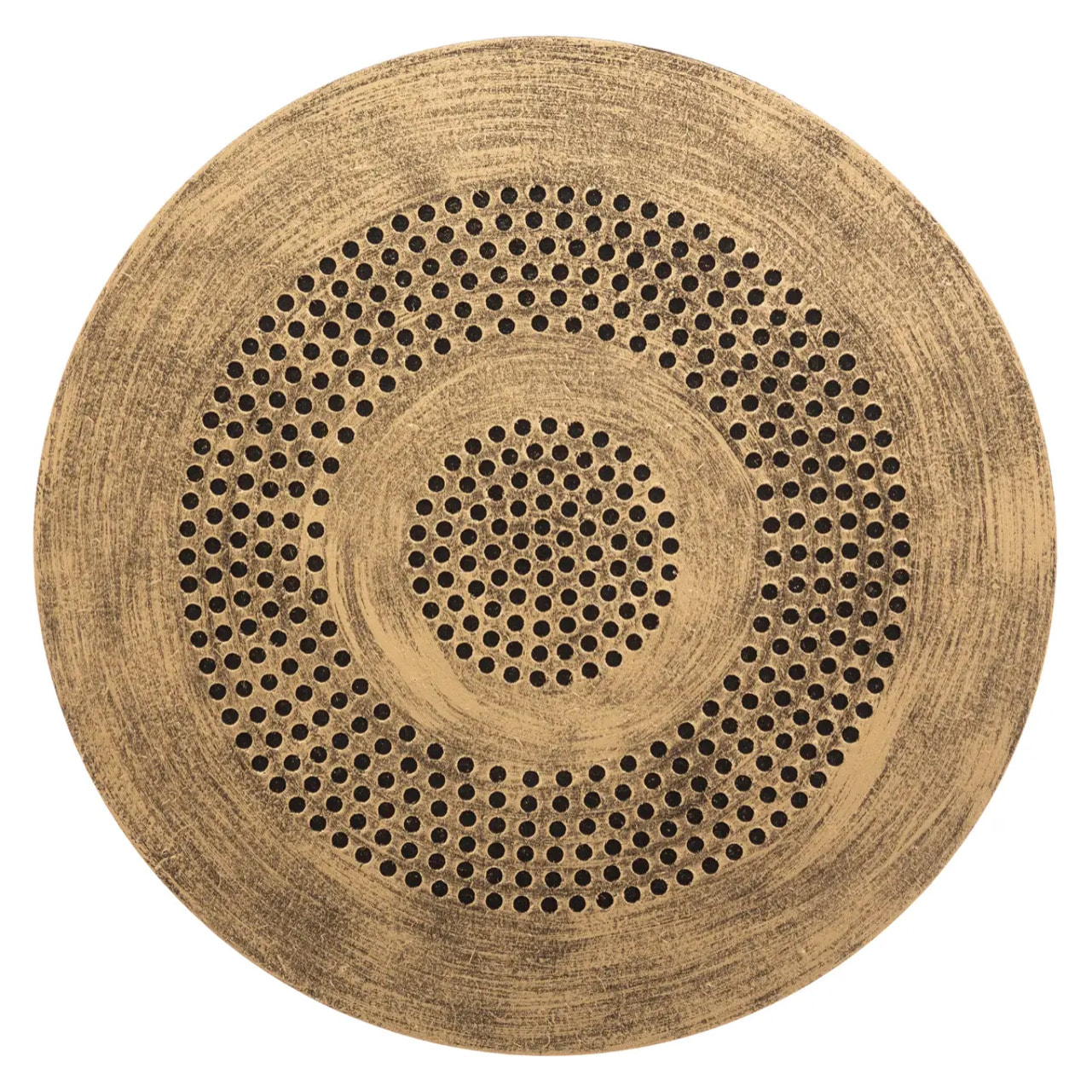 Lot de 2 tables gigognes "Etnik" cuivre D34/40cm