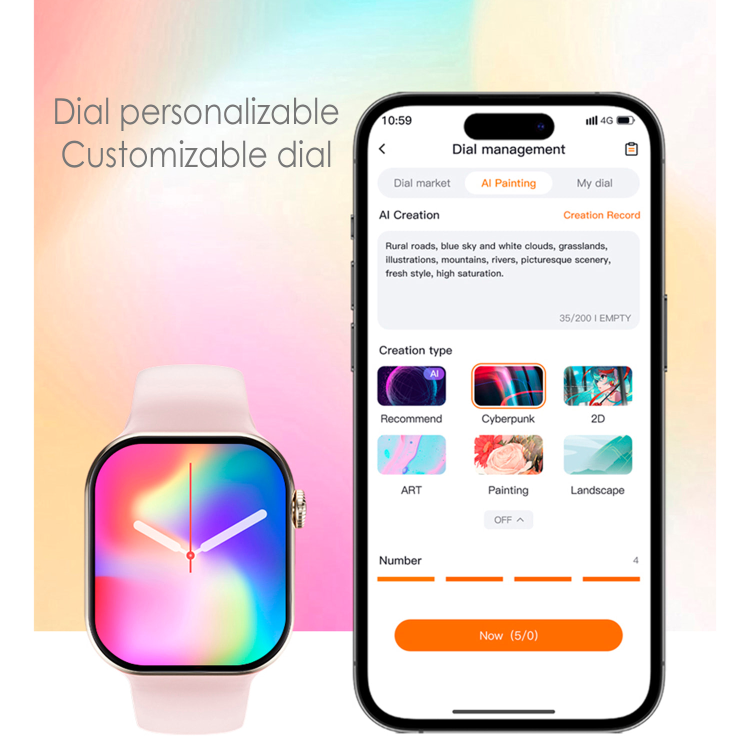 Smartwatch S10P con pantalla de 2,1" de alta resolución, 1GB de memoria interna. Más de 100 modos deportivos y más de 500 diales intercambiables. Traductor de voz, ebooks y juegos de habilidad.