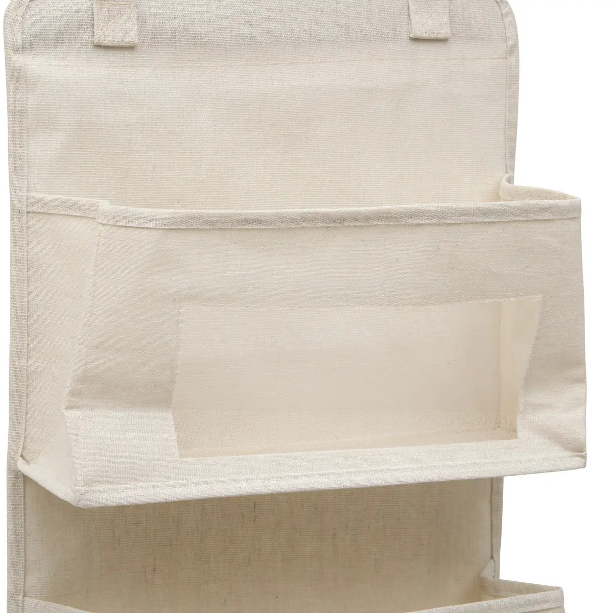 Rangement porte en tissu Dressy Plus beige