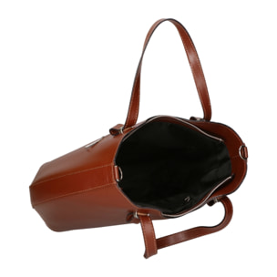 Borsa a mano da Donna Egle in Vera Pelle Made in Italy 31x42x14 cm