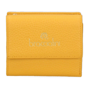 Portafoglio  da donna In Vera pelle Made in Italy 11x8,5x4 cm