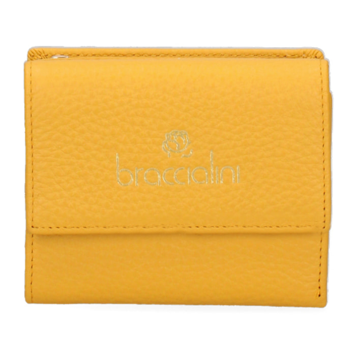 Portafoglio  da donna In Vera pelle Made in Italy 11x8,5x4 cm