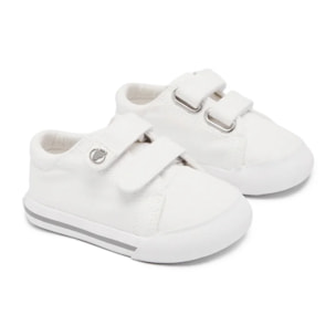 Scarpine da neonato Respectful color bianco sporco