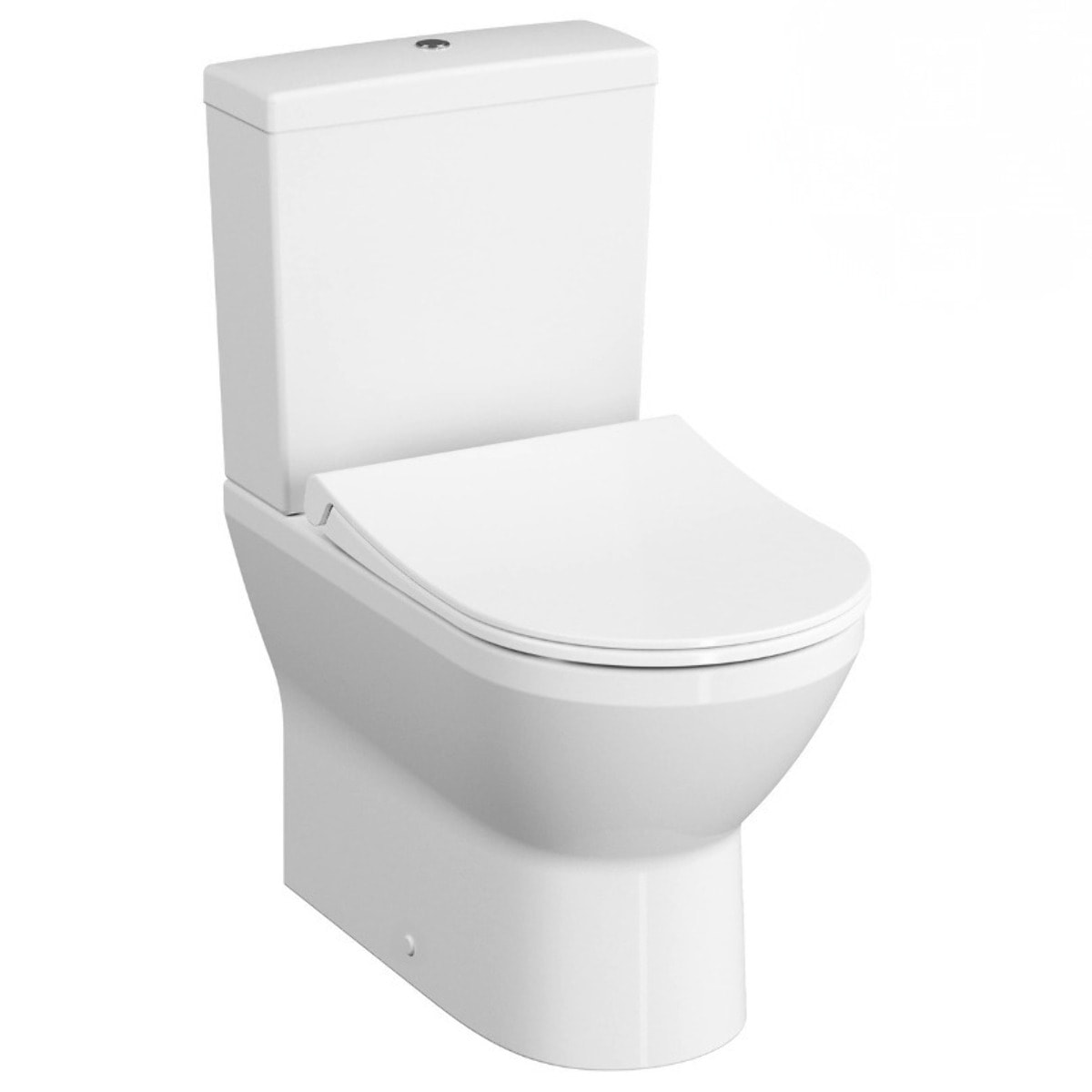 Integra Pack WC à poser sans bride avec abattant frein de chute et réservoir, Blanc (9859-003-7202)