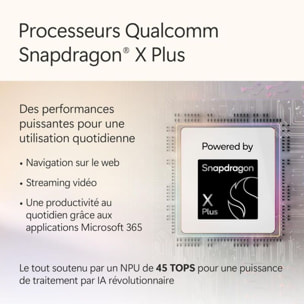 PC Hybride MICROSOFT Surface Pro 12e  édition 12" Tactile Snapdragon X plus 16 Go RAM LPDDR5x SSD 512 Go Copilot+PC