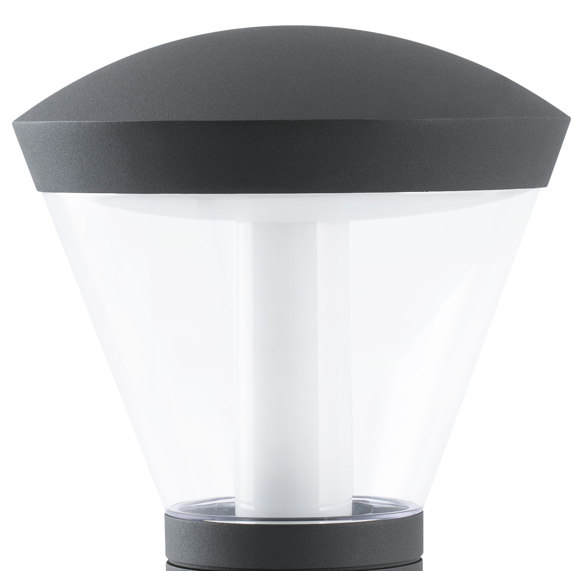 SHELBY LED Lampe balise gris foncé h 62.5cm