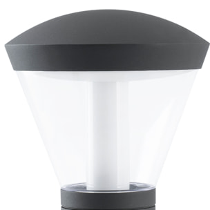 SHELBY LED Lampe balise gris foncé h 62.5cm