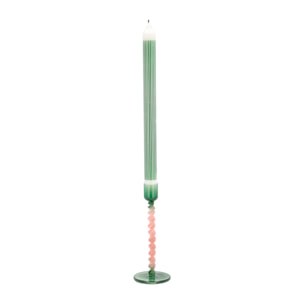 Bougeoir en verre Vivid