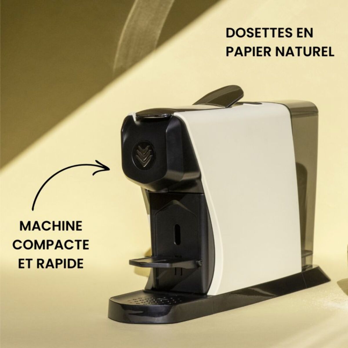 Cafetière à dosette MALONGO EOH CREME PASTEL