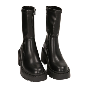 Stivaletti neri, tacco 6,7 cm