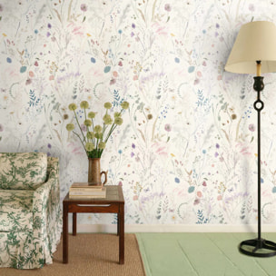 Carta da parati Fiori colori pastello con Peonie