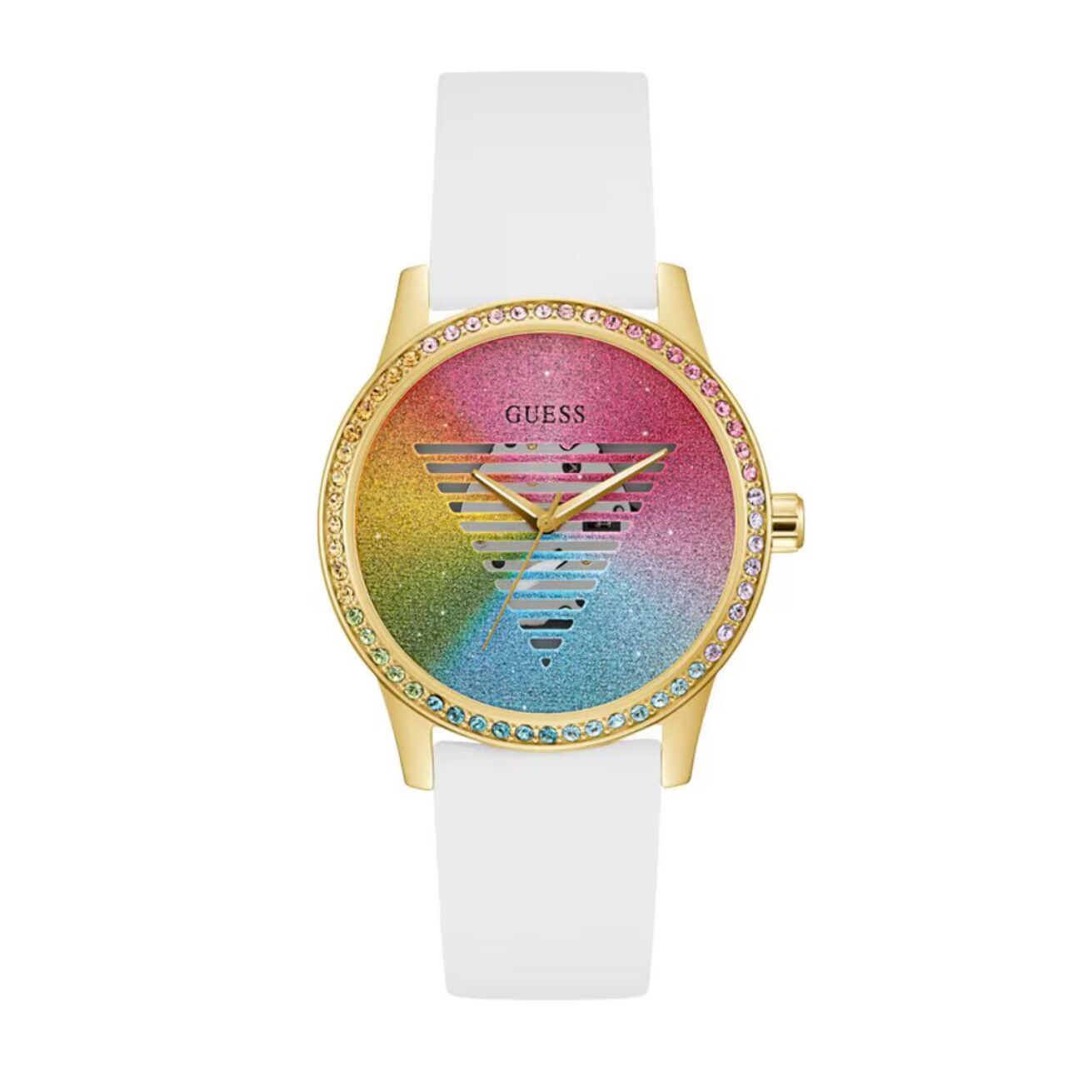 Reloj Guess GW0589L1 Mujer Analogico Cuarzo con Correa de Silicona