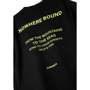 Camiseta de Hombre Nowhere Bound Negro / Lima D.Franklin