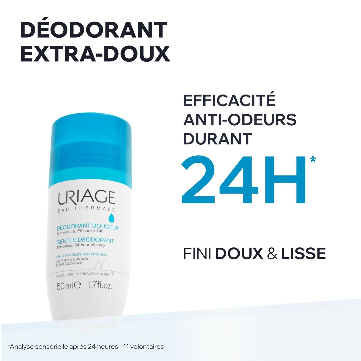 Déodorant Douceur - Anti-Odeurs Efficacité 24h 50 ml