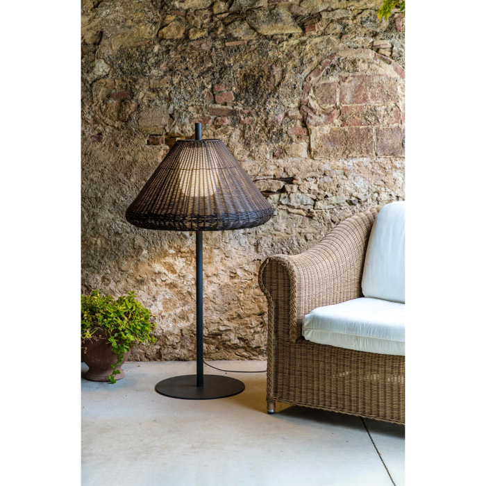 SAIGON OUT 1200 W70 Lampadaire gris/marron