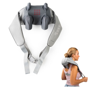 Masseur pour le Cou et le Dos 6D Rechargeable Silax InnovaGoods