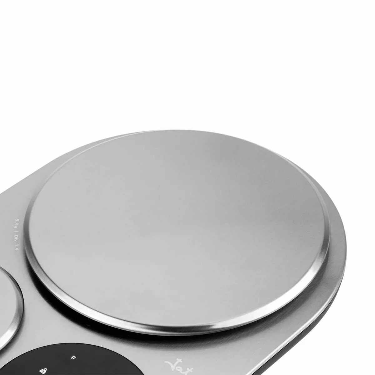 Báscula de cocina JATA HBAL1254 con doble plataforma. Hasta 5 kg. Alta precisión. Acero inoxidable