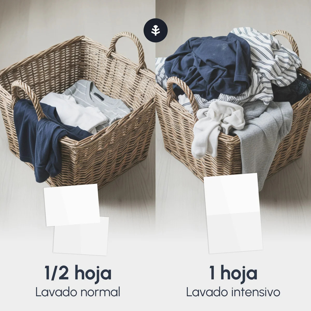Pack 2x Eco-Tiras detergente y suavizante Planeta Huerto 80 lavados