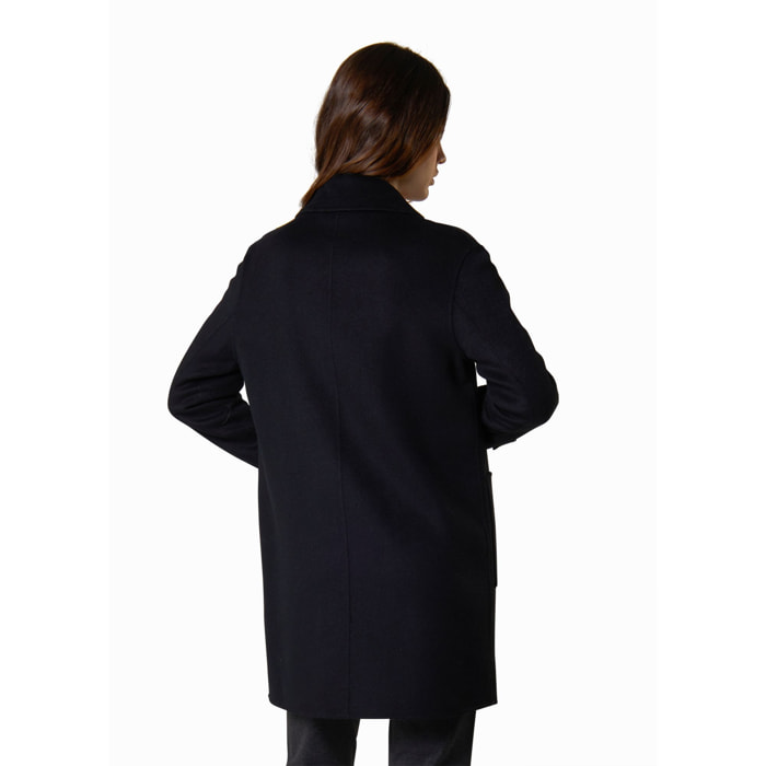 CAPPOTTO NERO CONBIPEL