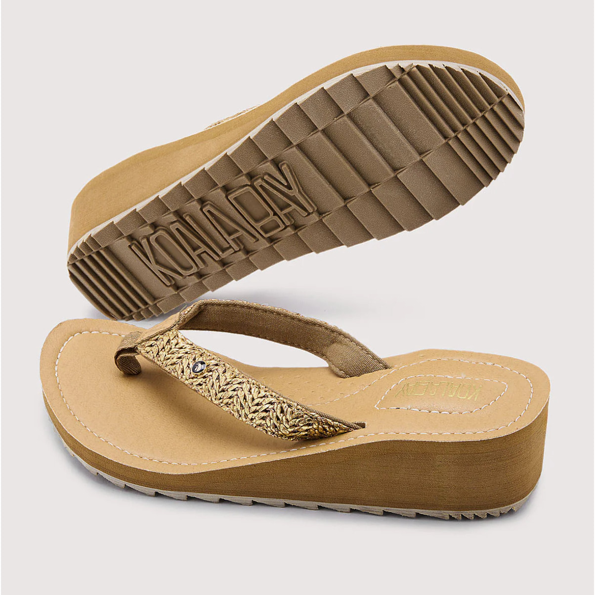 Chancla Cuña Marrón - Levix