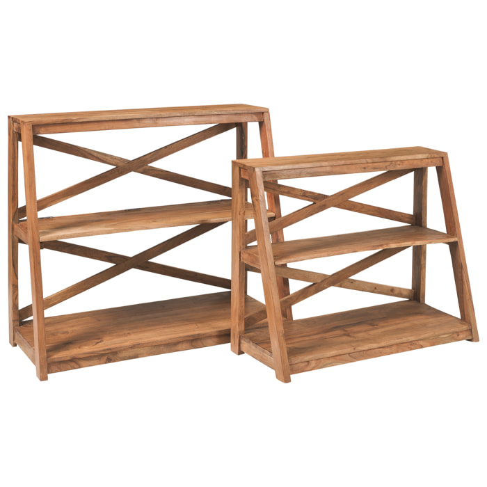 SCAFFALI SET 1/2 - misure articoli inclusi: 101x46x90 cm / 88,5x18x75,5 cm