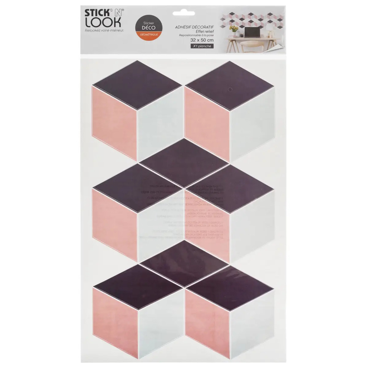Sticker Géométrie 32 x 50 cm