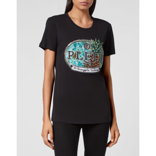 PHILIPP PLEIN Camiseta de cuello redondo PINEAPPLE SKIES