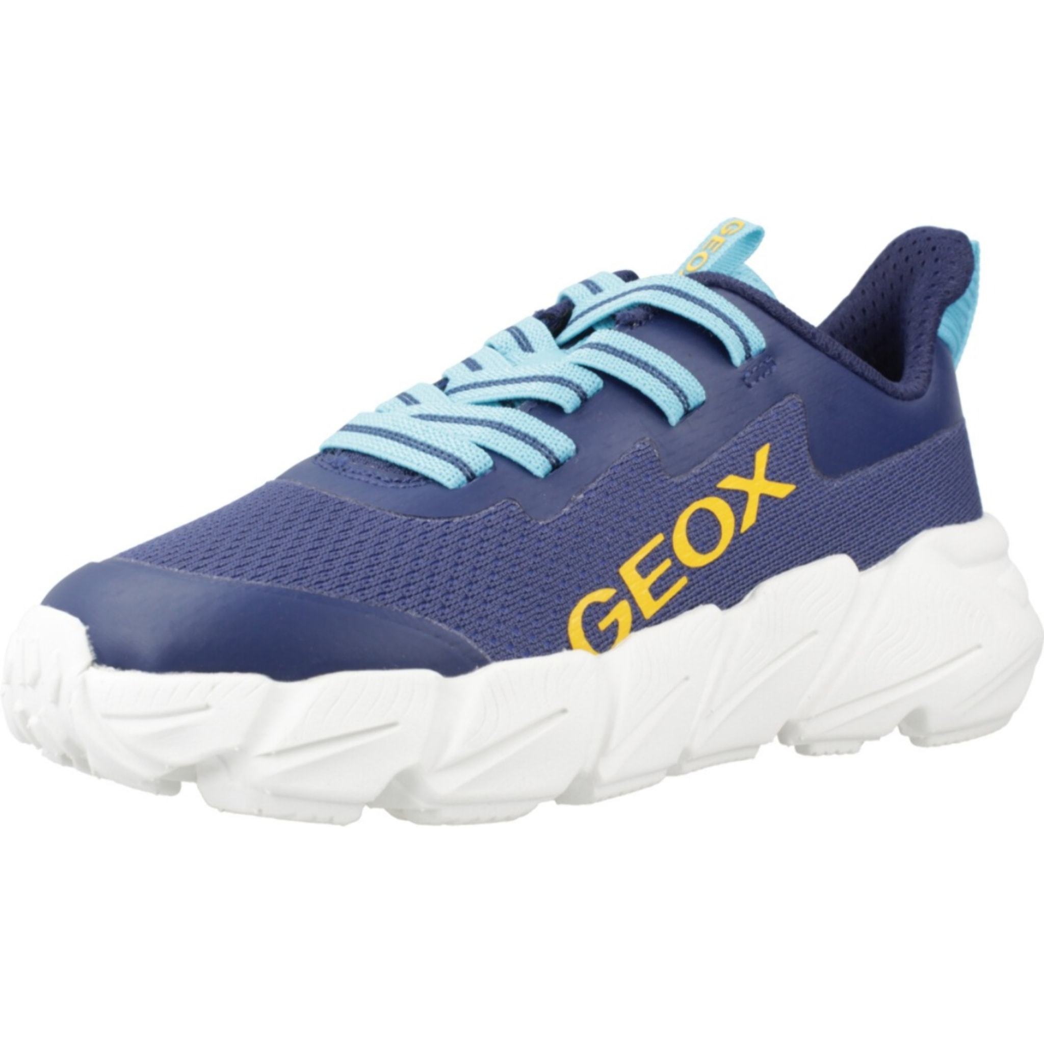 Zapatillas Niño de la marca GEOX  modelo J FLEXYPER FAST BOY AZUL