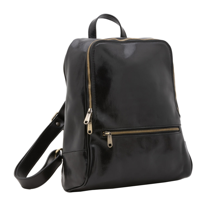 Borsa a spalla da donna - Modello Silvanae - Vera pelle - 30.0 x 36.0 x 12.0 cm