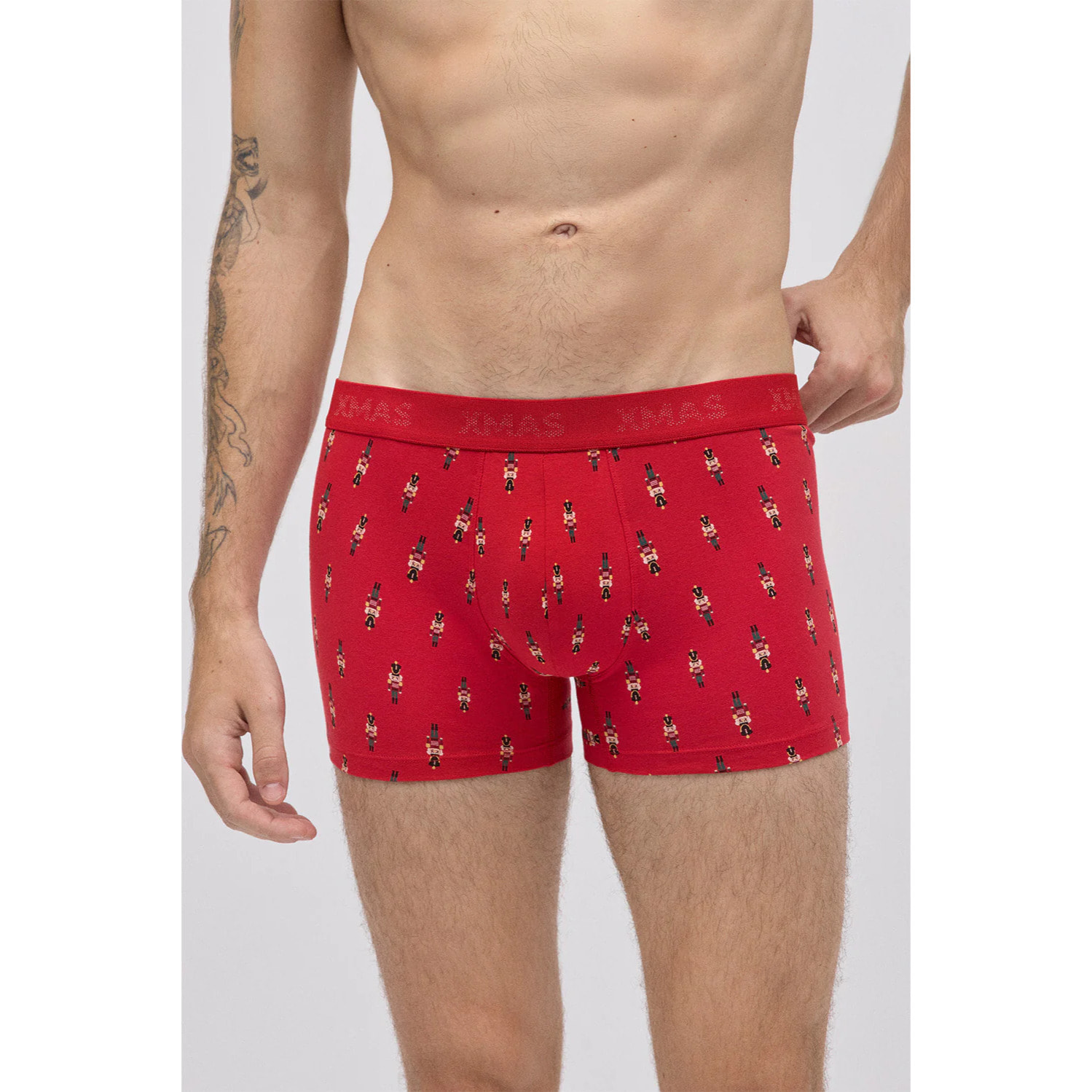 Confezione di boxer e calzini con stampa Schiaccianoci