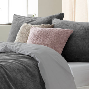 Housse de couette velvet gris