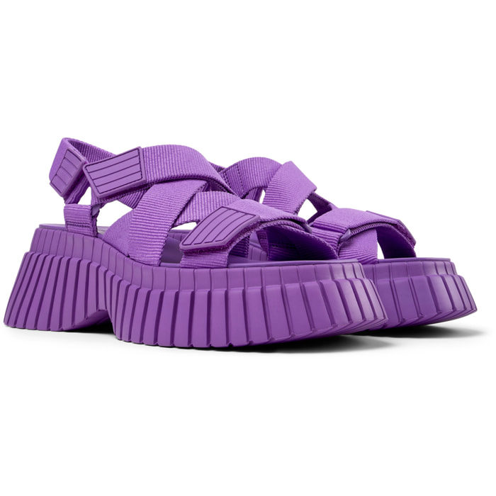 Sandalias - CAMPER BCN - Violeta - Textil técnico (poliéster reciclado)