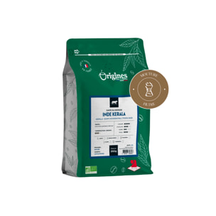 Café Bio - Inde Kerala - Pur Robusta - Moulu Filtre 250g