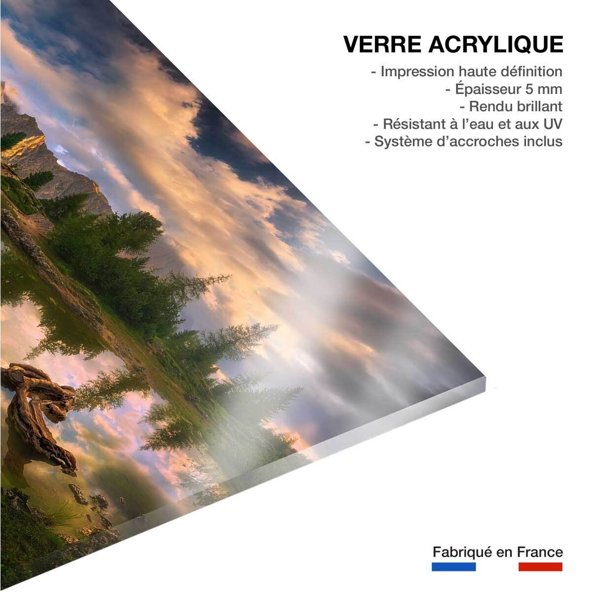 Tableau Lac de Limides, Dolomites Tableau plexiglas