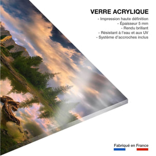 Tableau Lac de Limides, Dolomites Tableau plexiglas