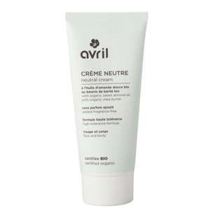 Crème Neutre - Crème Certifiée bio 20 ml