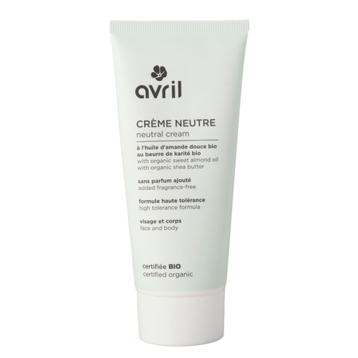 Crème Neutre - Crème Certifiée bio 20 ml