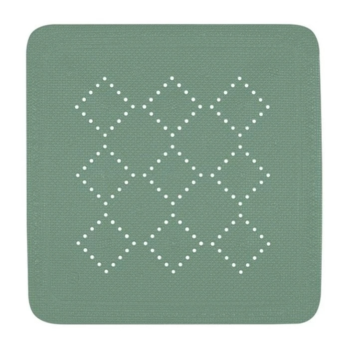 Tapis Fond de douche PVC ALASKA 55x55cm Vert mousse Spirella