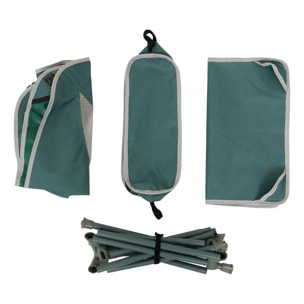 Chaise camping pliable vert