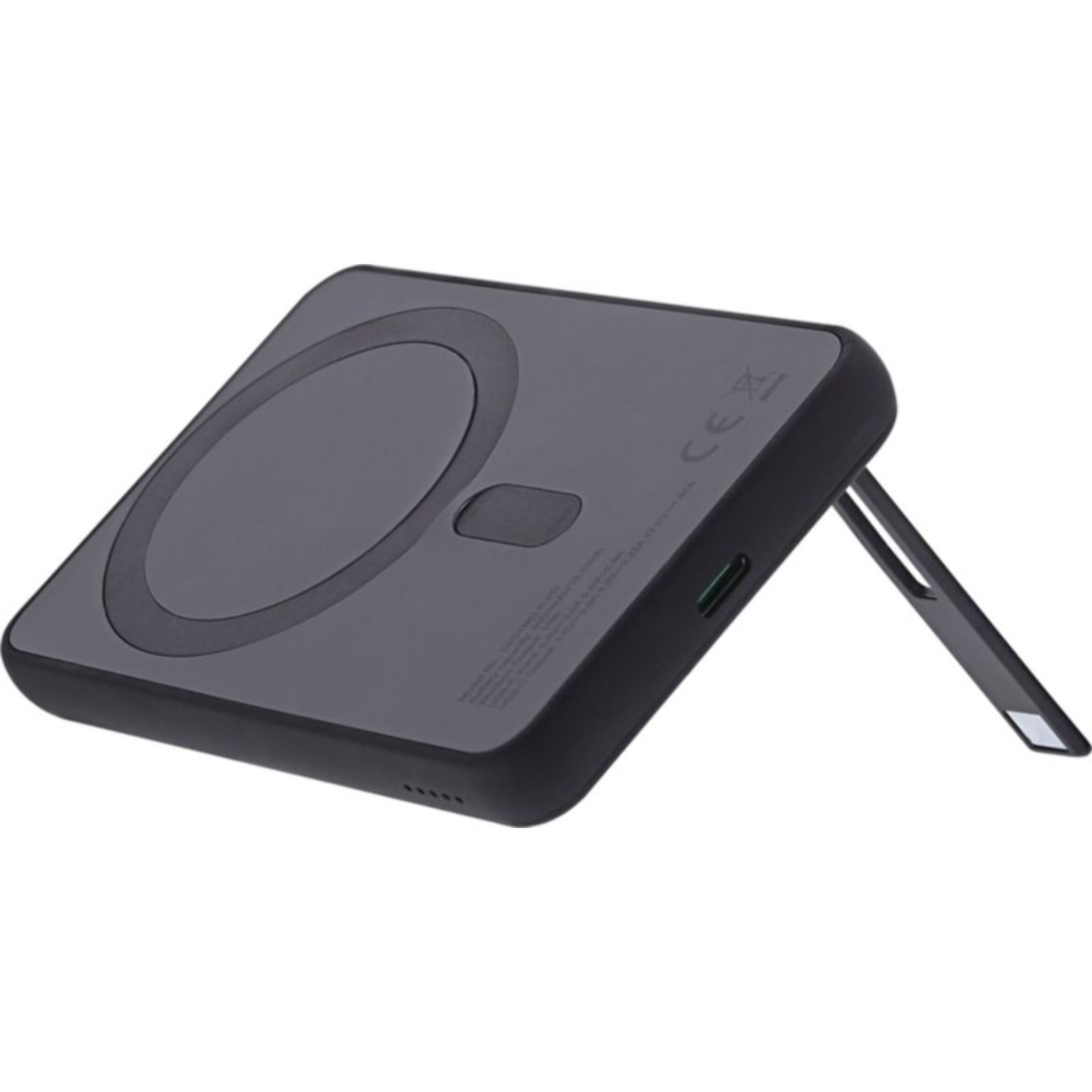Batterie externe TNB 5000 mAh MagSafe fonction stand noir