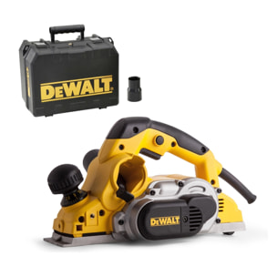 Rabot filaire dans mallette - 1050 W - 4 mm - Largeur 82 mm - DEWALT - D26500K-QS