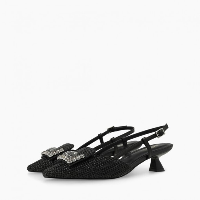 ZAPATOS DE SALÓN NEGROS A-CASIOPEA