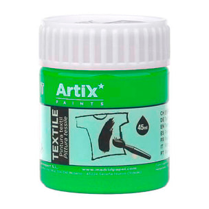 Pack 6 Uds. PINTURA TEXTIL VERDE CLARO 45 ml
